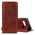 Magnetic Retro Crazy Horse Texture Horizontal Flip Leather Case for Galaxy S10 5G, with Holder & Card Slots & Photo Frame (Brown) - 1