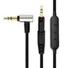 ZS0091 Wire-controlled Version Headphone Audio Cable for Audio-technica ATH-M50X M40X(Black) - 1