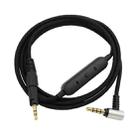 ZS0091 Wire-controlled Version Headphone Audio Cable for Audio-technica ATH-M50X M40X(Black) - 2