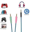 ZS0158 Straight Plug + Adapter Cable Gaming Headset Audio Cable for SteelSeries Arctis 3 / 5 / 7 (Blue) - 5