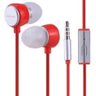 ALEXPRO E110i 1.2m In-Ear Bass Stereo Wired Control Earphones with Mic, For iPhone, iPad, Galaxy, Huawei, Xiaomi, LG, HTC and Other Smartphones(Red) - 1