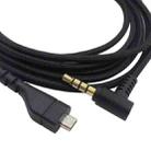 ZS0169 USB Braided Headphone Audio Cable for SteelSeries Arctis 3 / 5 / 7 / Pro(Black) - 3
