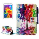 For Galaxy Tab 4 7.0 / T230 Butterfly Tree Pattern Horizontal Flip Leather Case with Holder & Wallet & Card Slots & Sleep / Wake-up Function & Pen Slot - 1