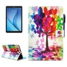 For Galaxy Tab E 9.6 / T560 Butterfly Tree Pattern Horizontal Flip Leather Case with Holder & Wallet & Card Slots & Sleep / Wake-up Function & Pen Slot - 1