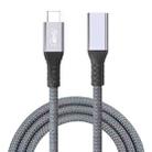 9159 40Gbps USB-C / Type-C Male to USB-C / Type-C Female USB4 Braided Data Cable, Length: 0.8m - 1