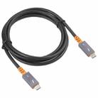 9049 100W USB-C / Type-C Male to USB-C / Type-C Male Two-color Data Cable 4K Audio Video Cable for Thunderbolt 3, Cable Length:1.5m - 3