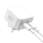 ROCK T58 35W Dual USB-C / Type-C Ports PD Charger, UK Plug - 1