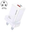 WK WP-U140 33W Power Series USB+USB-C/Type-C Fast Charger, Specifications: UK Plug(White) - 1