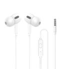 WK YA11 3.5mm Interface Wired Earphone,Length: 1.2m (White) - 1