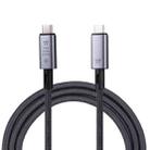 10Gbps 8K USB-C/Type-C to USB-C/Type-C Video Cable Compatible with USB 3.2, Length: 1m(Black) - 1