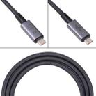 40Gbps 8K USB-C/Type-C to USB-C/Type-C Video Cable Compatible with USB 4, Length: 1m(Black) - 3