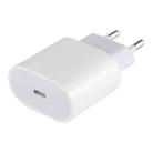 20W Type-C / USB-C PD Fast Charging Power Adapter, EU Plug(White) - 1