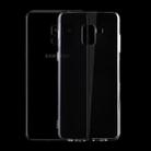 For Galaxy A8 (2018) 0.75mm Ultra-thin Transparent TPU Protective Case (Transparent) - 1