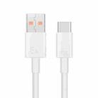 Original Huawei CC790 USB Type-A to USB-C / Type-C Interface 6A Data Cable, Cable Length: 1m(White) - 1