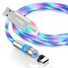 TOPK AM22 USB to USB-C / Type-C 540 Degree Bendable Streamer Ball Magnetic Data Cable, Cable Length: 1m(Colour) - 1