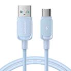 JOYROOM S-AC027A14 Multi-Color Series 3A USB to USB-C / Type-C Fast Charging Data Cable, Length:1.2m(Blue) - 1