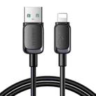 JOYROOM S-AL012A14 Multi-Color Series 2.4A USB to 8 Pin Fast Charging Data Cable, Length:1.2m(Black) - 1