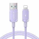 JOYROOM S-AL012A14 Multi-Color Series 2.4A USB to 8 Pin Fast Charging Data Cable, Length:1.2m(Purple) - 1