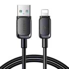 JOYROOM S-AL012A14 Multi-Color Series 2.4A USB to 8 Pin Fast Charging Data Cable, Length:2m (Black) - 1