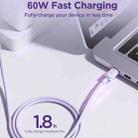 JOYROOM S-CC100A14 Multi-Color Series 65W USB-C / Type-C to USB-C / Type-C Fast Charging Data Cable, Length:1.2m (Purple) - 2