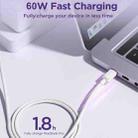 JOYROOM S-CC100A14 Multi-Color Series 65W USB-C / Type-C to USB-C / Type-C Fast Charging Data Cable, Length:1.2m (White) - 2