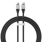 Baseus Cool Play Series CAKW000201 100W USB-C / Type-C to USB-C / Type-C Fast Charging Data Cable, Length: 1m(Black) - 1