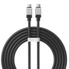 Baseus Cool Play Series CAKW000301 100W USB-C / Type-C to USB-C / Type-C Fast Charging Data Cable, Length: 2m(Black) - 1