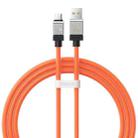 Baseus Cool Play Series CAKW000607 100W USB to USB-C / Type-C Fast Charging Data Cable, Length: 1m(Orange) - 1