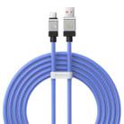 Baseus Cool Play Series CAKW000703 100W USB to USB-C / Type-C Fast Charging Data Cable, Length: 2m(Blue) - 1