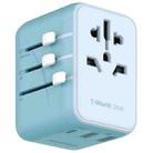 MOMAX UA11 1-World 20W PD Global Travel Fast Charger Power Adapter(Blue) - 1