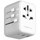 MOMAX UA11 1-World 20W PD Global Travel Fast Charger Power Adapter(White) - 1