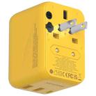 MOMAX UA11 1-World 20W PD Global Travel Fast Charger Power Adapter(Yellow) - 2