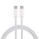 PD 5A USB-C / Type-C Male to USB-C / Type-C Male Fast Charging Cable, Cable Length: 1.5m (White) - 1