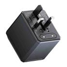 Yesido MC24 20W 3 USB + Type-C Ports Multi-function Universal Travel Adapter Plug (Black) - 1