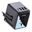 Yesido MC24 20W 3 USB + Type-C Ports Multi-function Universal Travel Adapter Plug (Black) - 2