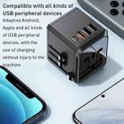 Yesido MC24 20W 3 USB + Type-C Ports Multi-function Universal Travel Adapter Plug (Black) - 9
