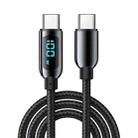 Mutural Li-CC002 1.2m 100W Digital Display USB-C / Type-C to Type-C Charging Data Cable - 1