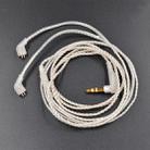 3.5mm Twist Texture Silver-plated Audio Earphone Cable Applicable to KZ ED12(Silver) - 1