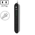 LDNIO SC3301 3 x USB Ports Travel Home Office Socket, Cable Length: 1.6m, US Plug - 1