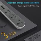 LDNIO SC3301 3 x USB Ports Travel Home Office Socket, Cable Length: 1.6m, US Plug - 4