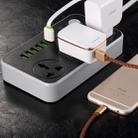 LDNIO SC3604 6 x USB Ports Multi-function Travel Home Office Socket, Cable Length: 2m, UK Plug - 3