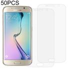 50 PCS 3D Curved Full Cover Soft PET Film Screen Protector for Galaxy S6 Edge - 1