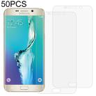 50 PCS 3D Curved Full Cover Soft PET Film Screen Protector for Galaxy S6 Edge+ - 1