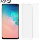 50 PCS 3D Curved Full Cover Soft PET Film Screen Protector for Galaxy S10e - 1