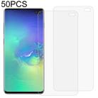 50 PCS 3D Curved Full Cover Soft PET Film Screen Protector for Galaxy S10+ - 1