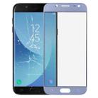 For Galaxy J5 (2017) / J530 Front Screen Outer Glass Lens (Blue) - 1