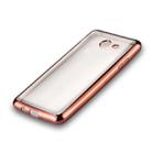 For Galaxy J5 (2017) (US Version) Electroplating Frame Soft TPU Protective Back Cover Case(Rose Gold) - 1
