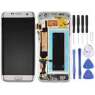 Original LCD Screen and Digitizer Full Assembly with Frame & Charging Port Board & Volume Button & Power Button for Galaxy S7 Edge / G935F(Silver) - 1