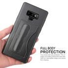 Fierre Shann Full Coverage Protective Leather Case for Galaxy Note9,  with Holder & Card Slot(Black) - 7