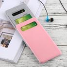 GOOSPERY Sky Slide Bumper TPU + PC Case for Galaxy S10+, with Card Slot(Pink) - 4